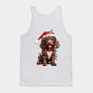 Christmas Boykin Spaniel Tank Top